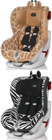 King 2 LS Giraffe und Zebra Kindersitz